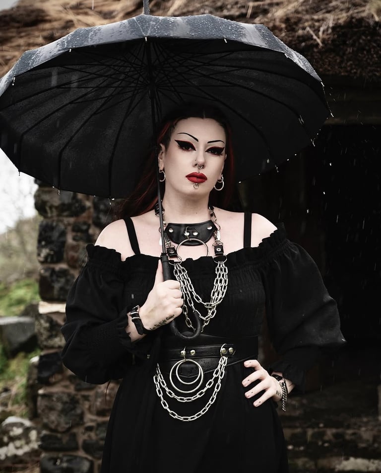 black vegan leather goth necklace collar choker chains gothic faux leather pvc 