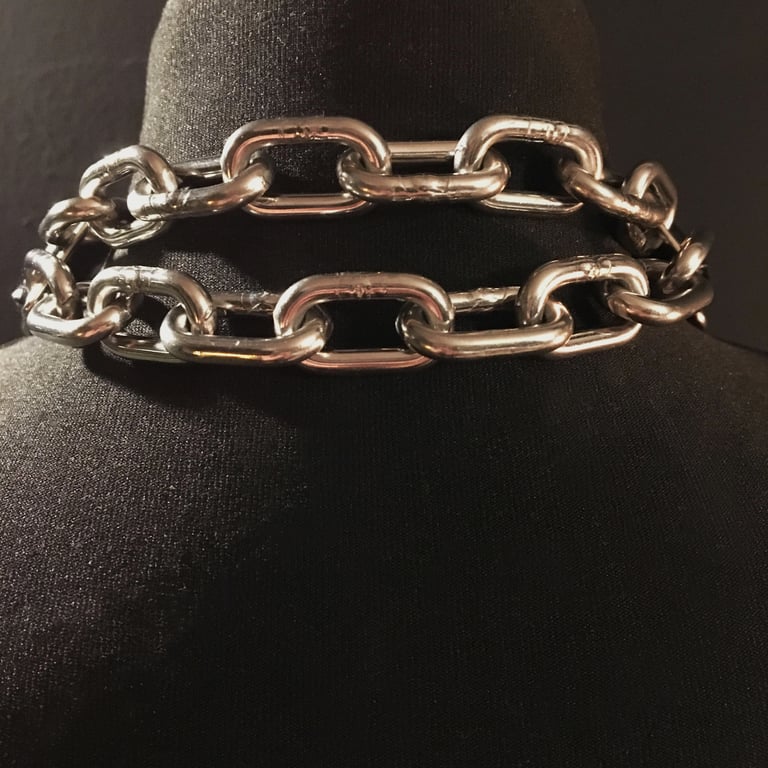 black vegan leather vegan snakeskin goth necklace collar choker chains gothic faux leather pvc 
